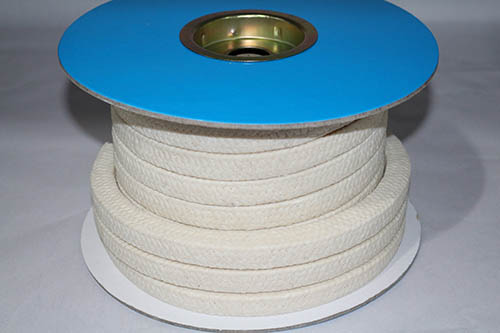 Acrylic fiber packing with PTFE lubricated